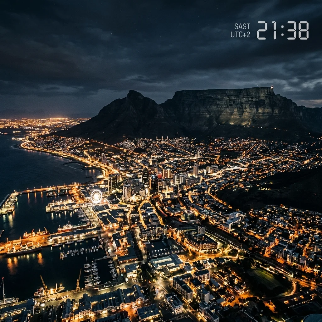 South Africa Time Zone: SAST (UTC+2) Year-Round